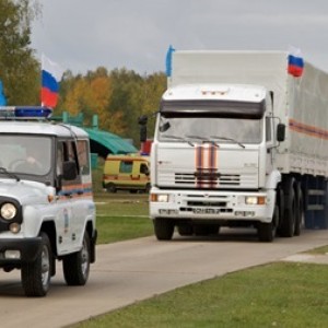 42-я колонна с гуманитарной помощью направилась в Донбасс
