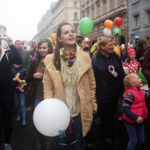 Более 85 тысяч человек вышли на праздничный митинг в Москве